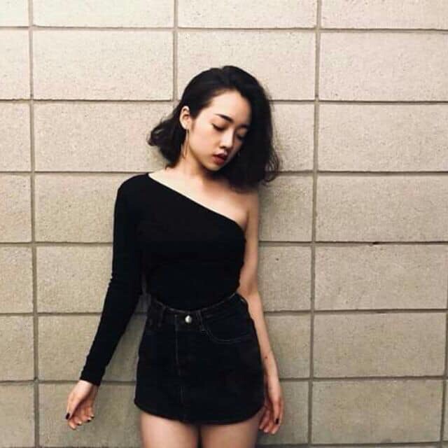 Áo lệch vai 1 tay
