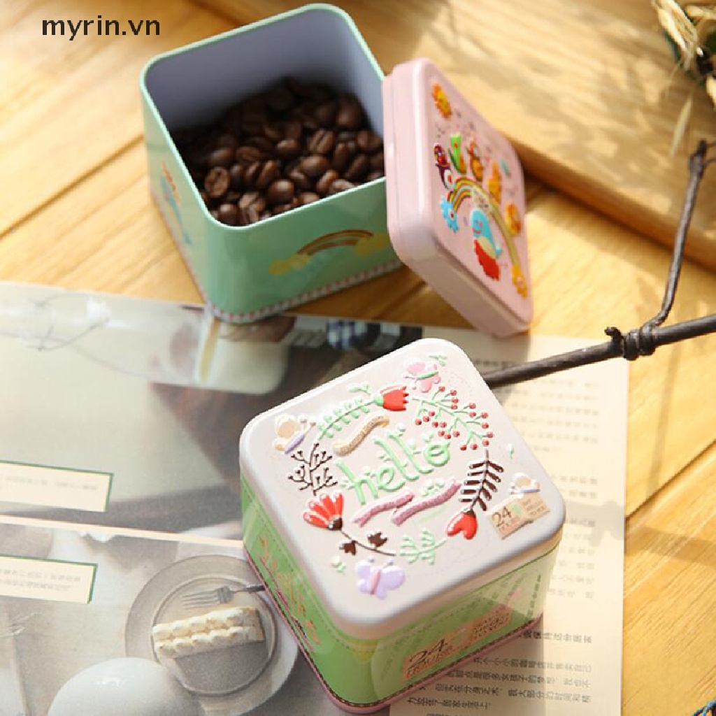 Hộp Thiếc Đựng Trang Sức In Họa Tiết Hoạt Hình 3D