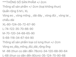 Quần culottes nữ ống rộng bigsize D90