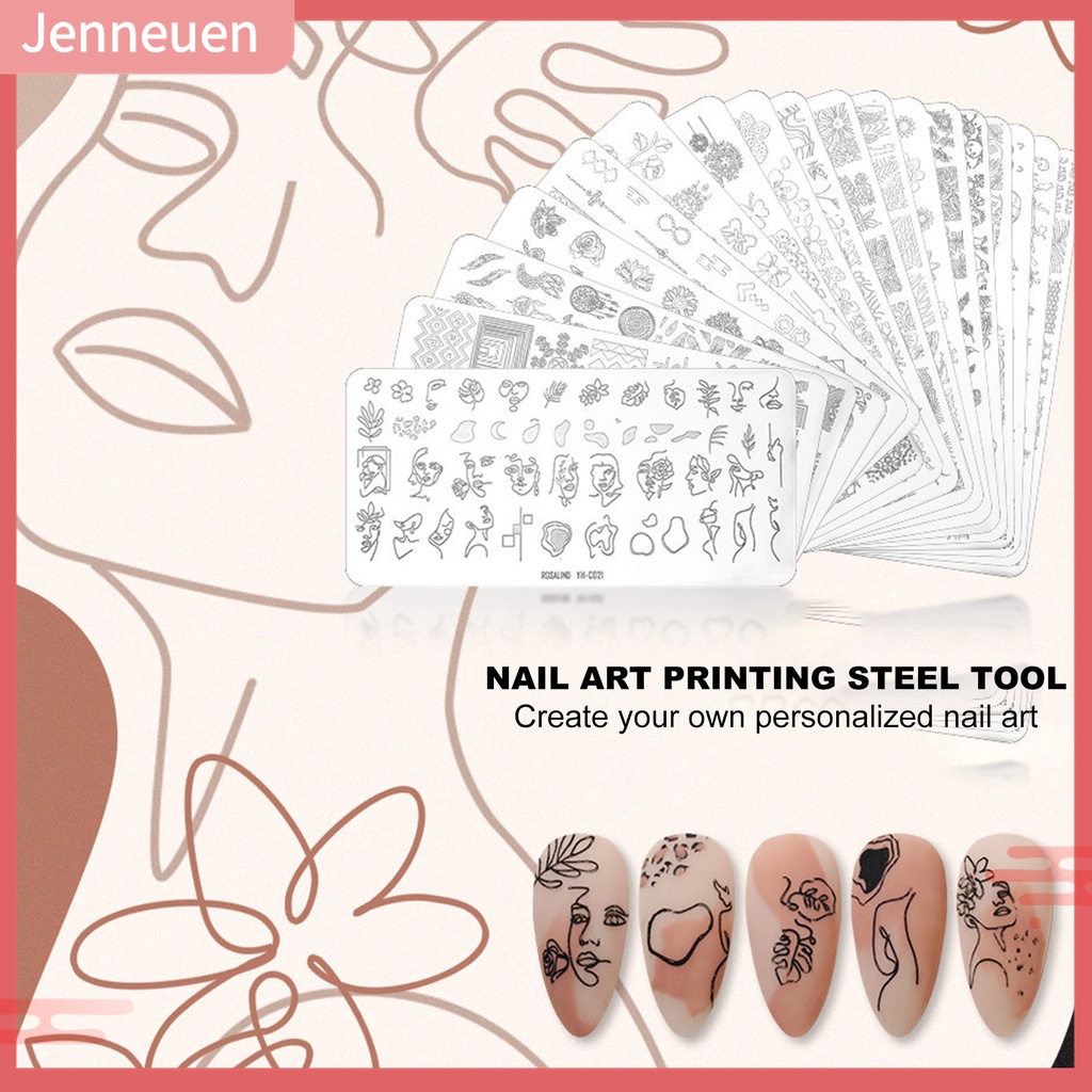 Khuôn In Họa Tiết Mini Chống Rỉ Sét Chuyên Dụng Cho Trang Trí Móng Tay