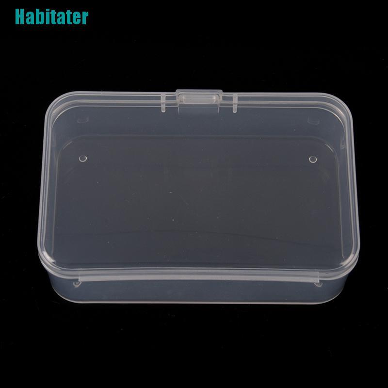 1 Hộp Nhựa Trong Suốt Có Nắp Đậy Đựng Đồ Dùng Tiện Lợi