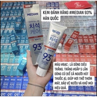 KEM ĐÁNH RĂNG MEDIAN_WHITE 93% (BẢN MỚI NHẤT)