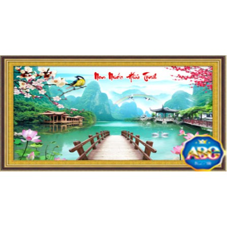 tranh đính đá df331