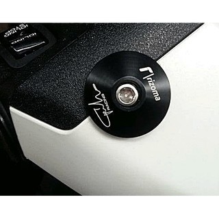 Combo nút bịt gương - móc treo CNC Rizoma SH