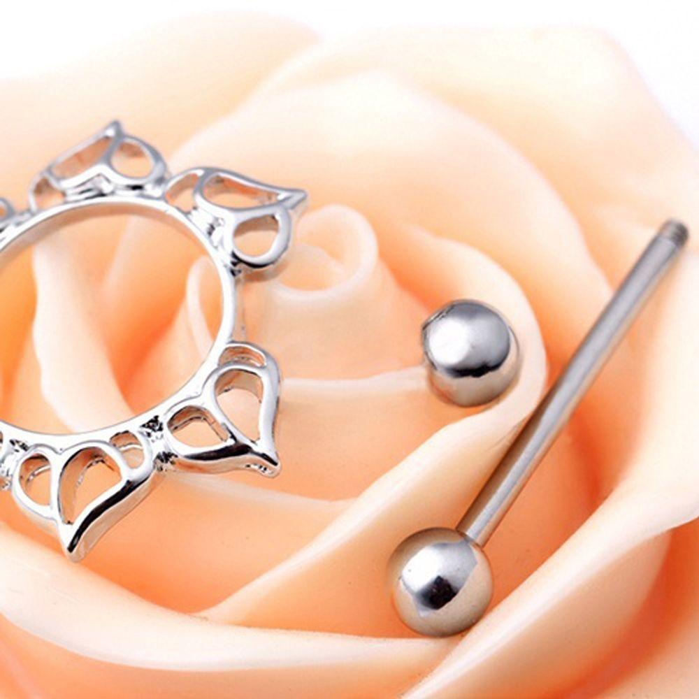 Khuyên Xỏ Nhũ Hoa / Nhũ Hoa / Núm Vú Hình Trái Tim Thời Trang Unisex