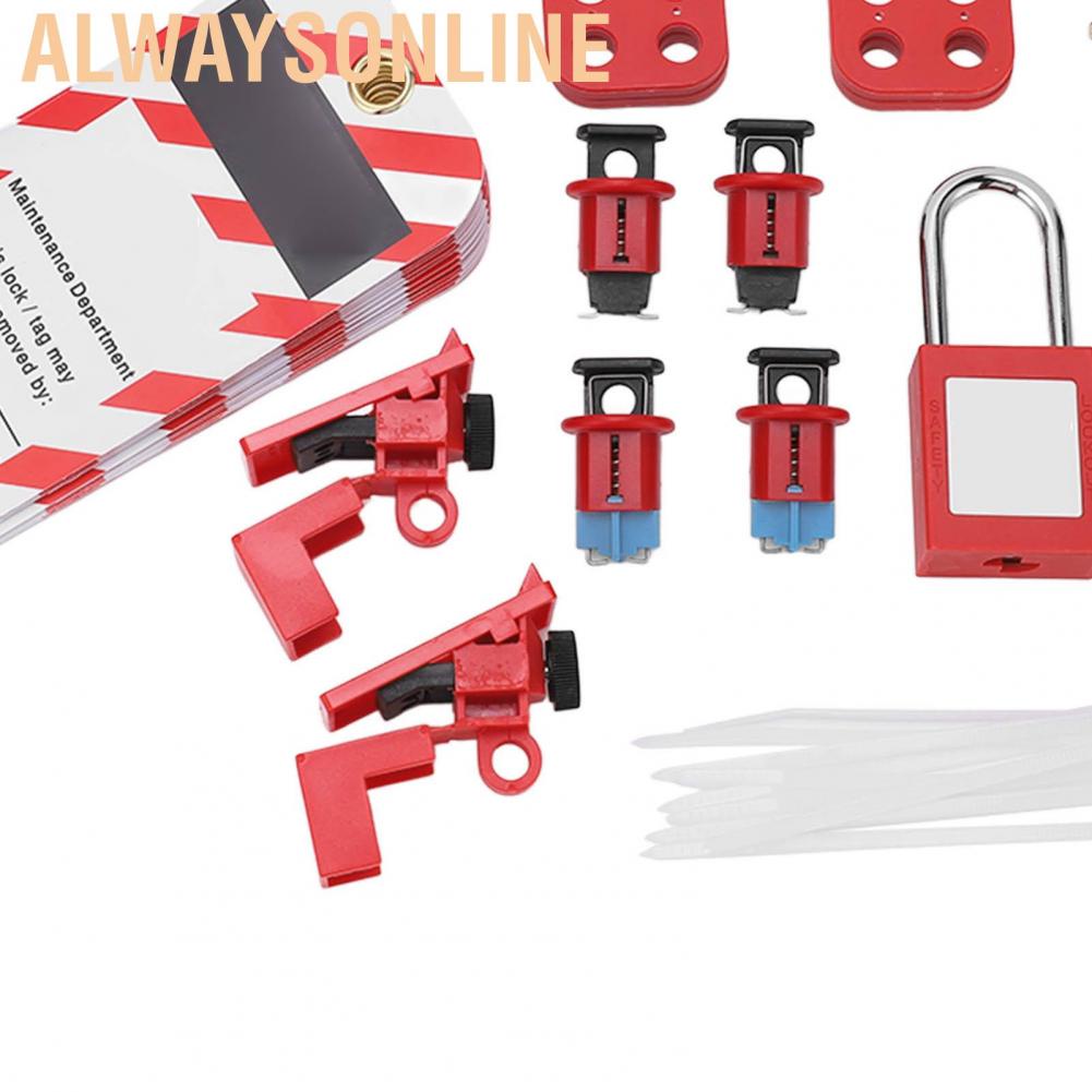 Alwaysonline Loto Tags Lockout Circuit Breaker Impact Resistance for Industrial Chemical