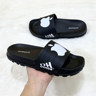 Dép nam độn đế in logo quả táo siêu chất ngầu mẫu mới