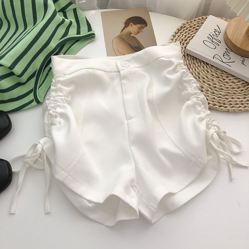 Quần short BH lưng cao rút dây thời trang mùa hè cho nữ