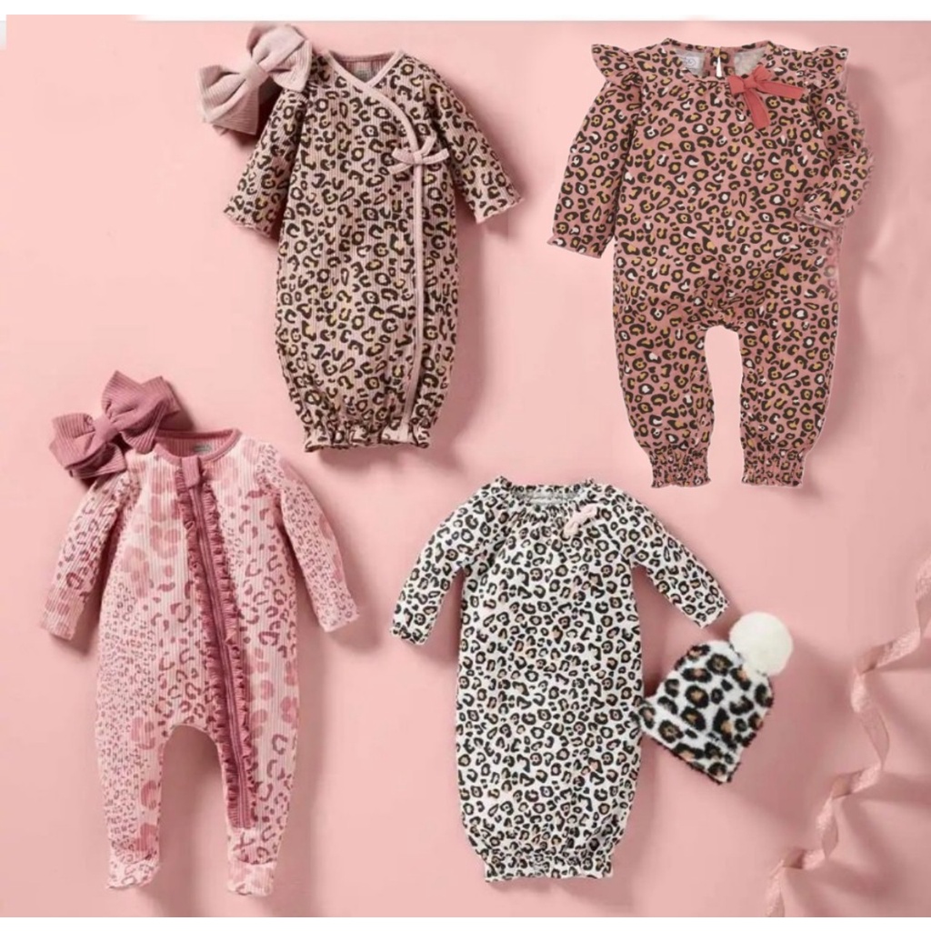Body Sleepsuit, Body Dài Tay Liền Thân Liền Tất Vớ Chất Cotton Cho Bé Trai Bé Gái 3-6 months, Hàng xuất dư xịn