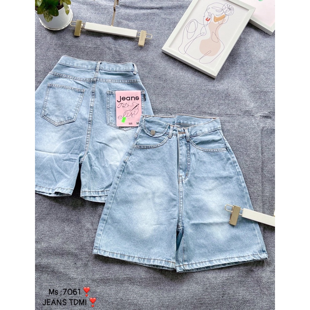 [ ÁNH XẠ ] QUẦN JEANS NGỐ LỬNG NỮ LƯNG CAO LAI CUỐN TÚI NẮP MÀU XANH ĐẬM FORM RỘNG MÁT MẺ CAO CẤP NITI KÈM ẢNH THẬT HOT