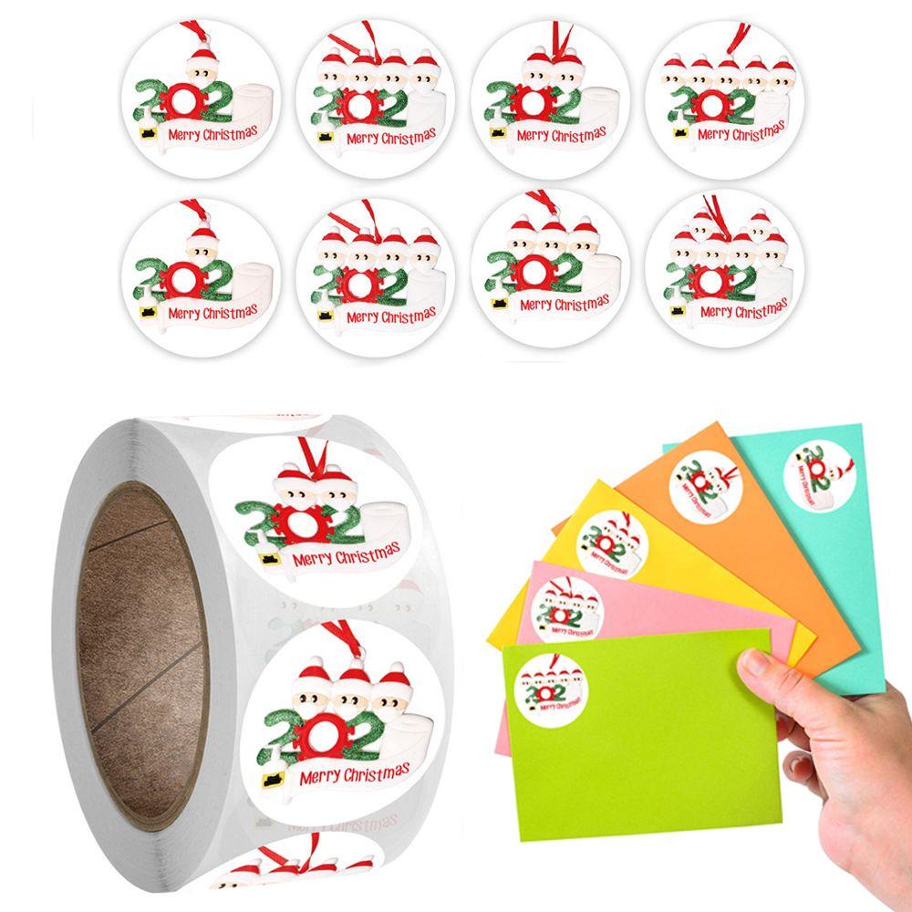 JONYE Bộ 500 Sticker Dán Trang Trí Giáng Sinh