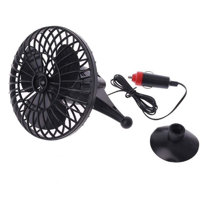 Quạt làm mát mini đặt trong xe hơi 12V