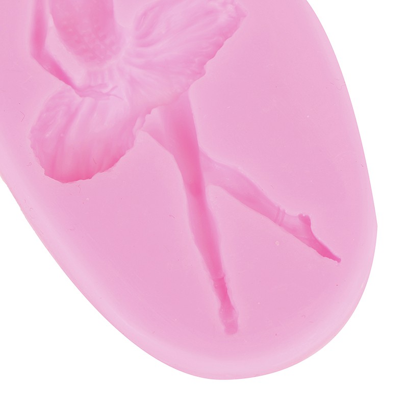 Khuôn Silicone Tạo Hình Vũ Công Ballet Trang Trí Bánh