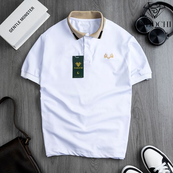 Áo thun polo nam cổ bẻ , áo phông nam chất đẹp vải gai thái thoáng mát , logo thêu lịch sự