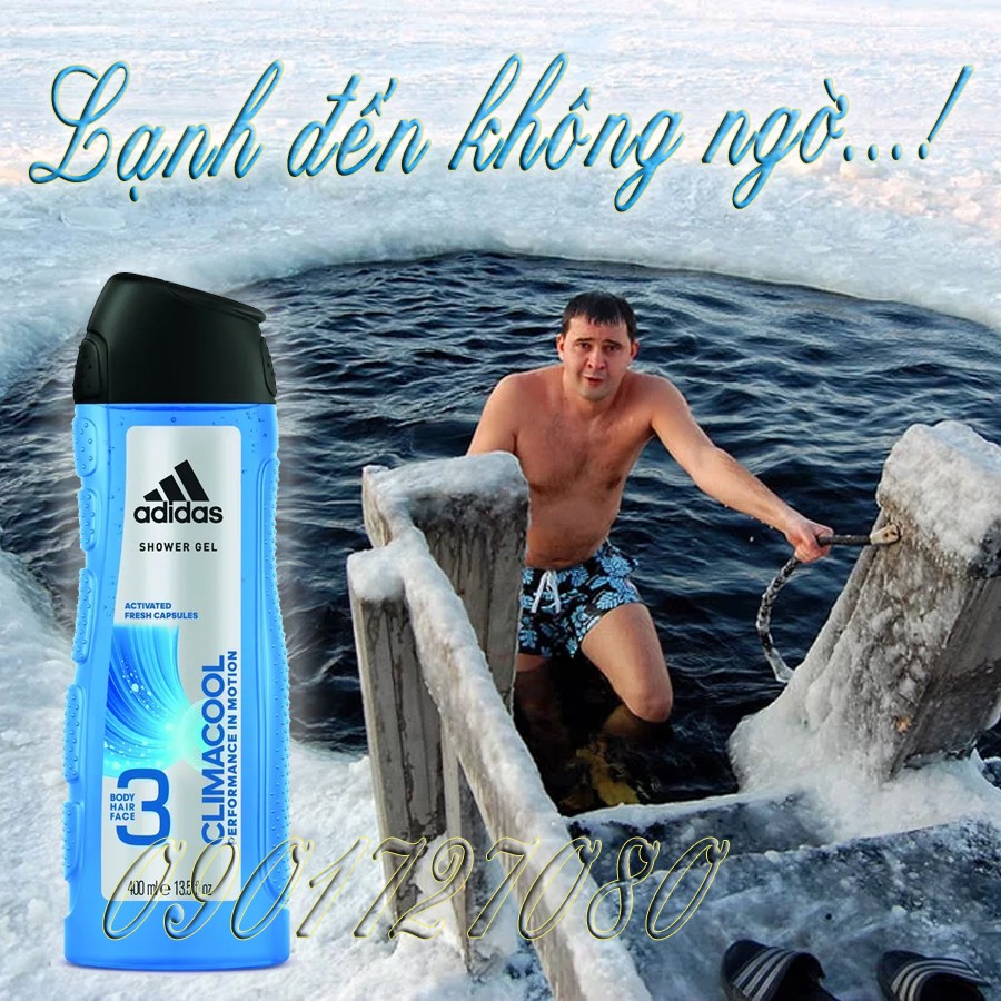 Sữa tắm gội Adidas Climacool  400ml