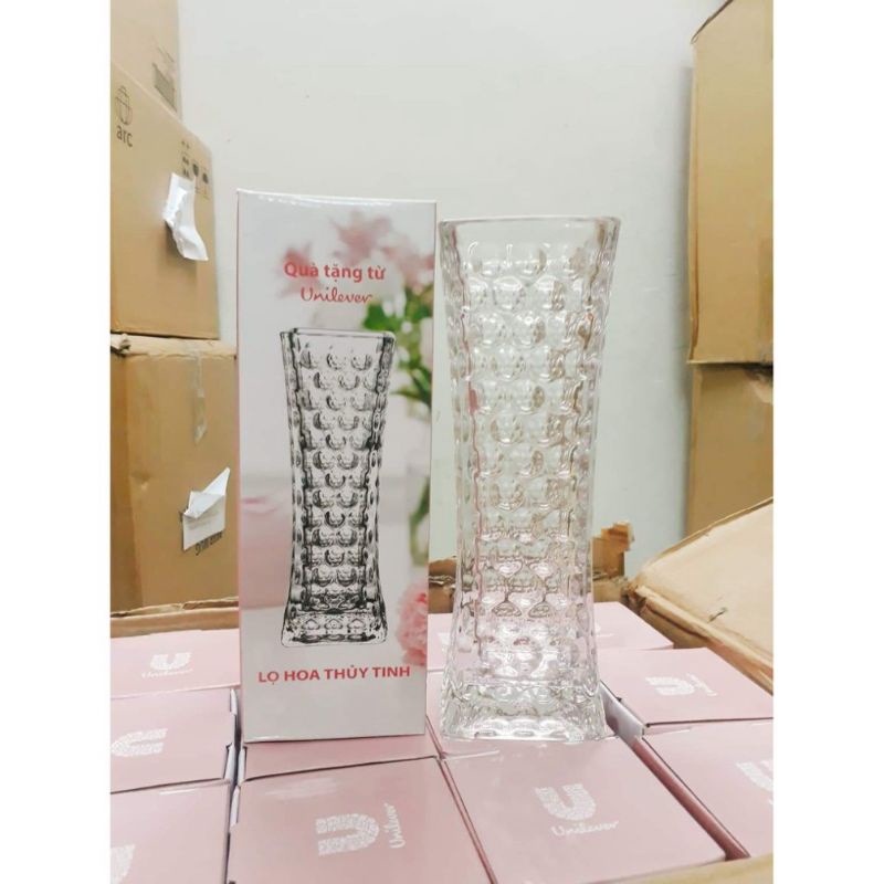 LỌ CẮM HOA THỦY TINH PHA LÊ SIÊU ĐẸP