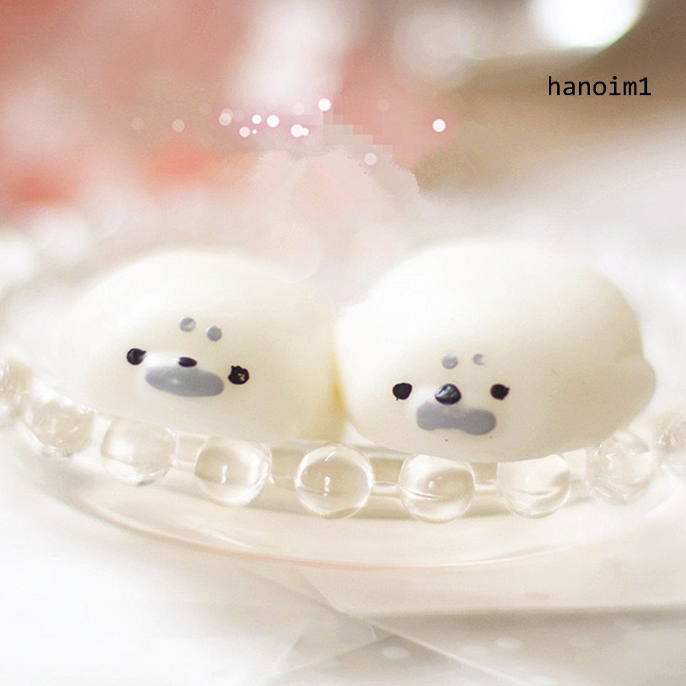 Đồ chơi nắm bóp xả stress hình hải cẩu trắng dễ thương