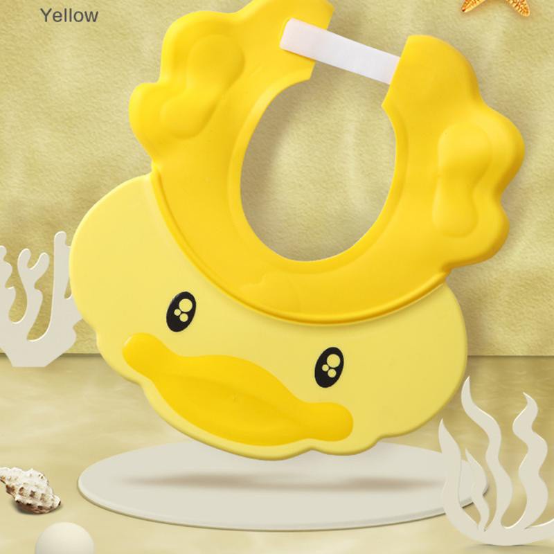 [Hàng mới về] Mũ gội đầu bằng silicon dẻo 2 trong 1 có thể điều chỉnh chống nước cho bé