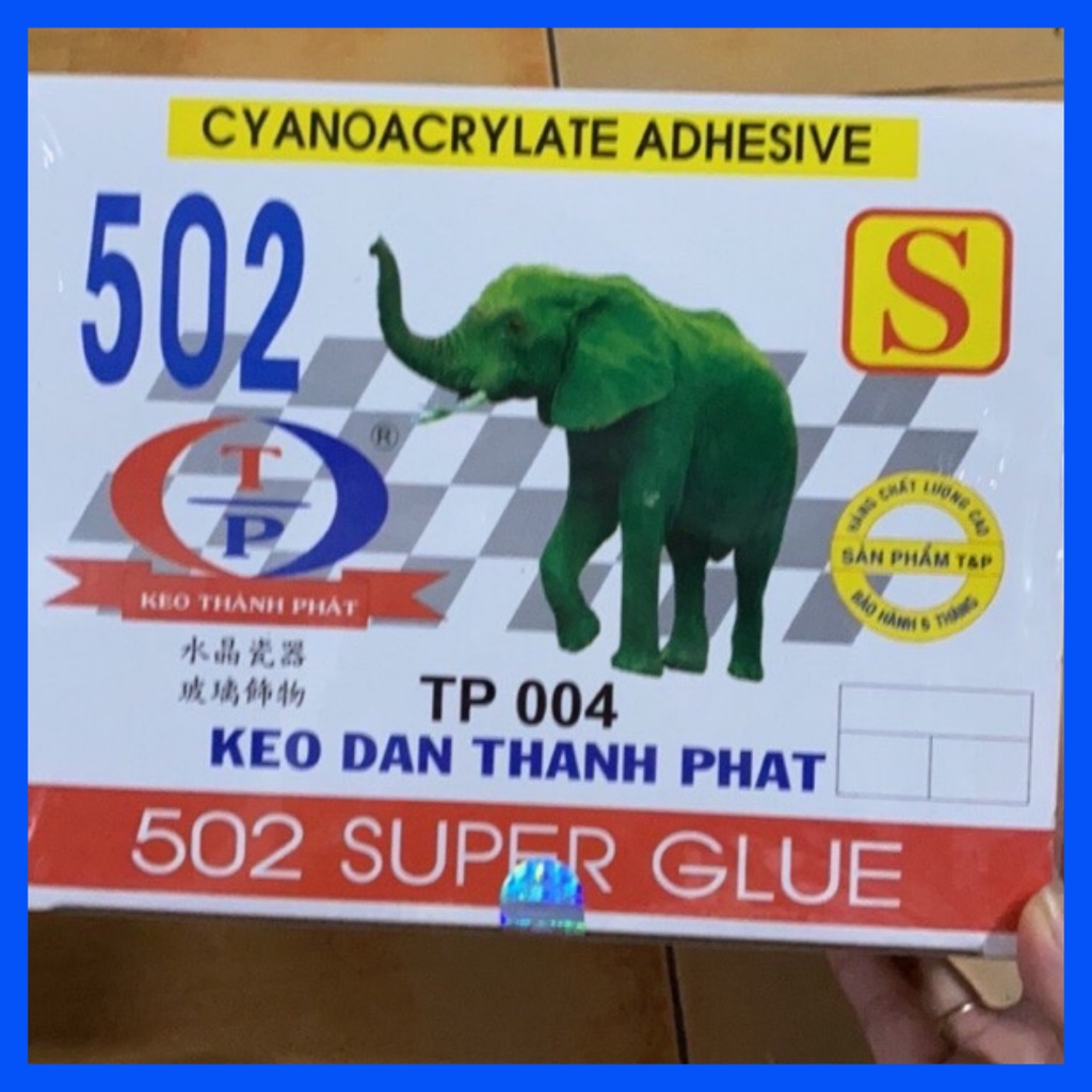 Keo dán sắt 502  siêu dính 3 giây khô nhanh
