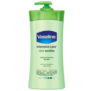 Dưỡng thể Vaseline intensive care 725ml - xanh lá