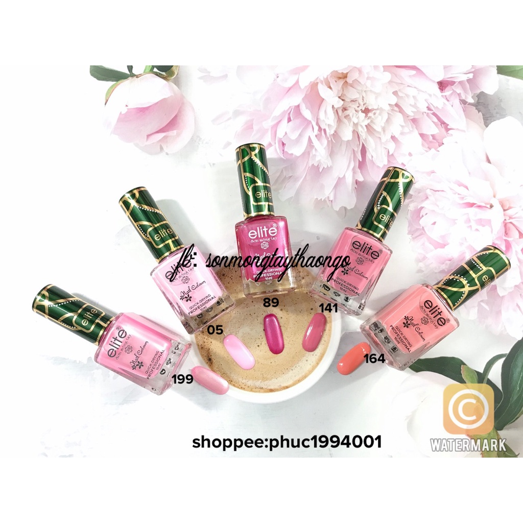 (Hàng mới về)Sơn móng tay gel lạnh cao cấp Elite 16ml (không cần hơ máy)