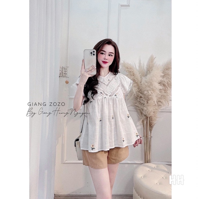 SET BỘ ĐŨI CÁNH TIÊN MIX QUẦN NÂU CHO NỮ