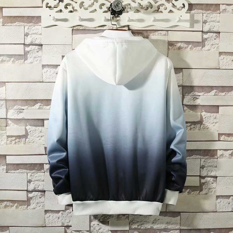 3 colors M-3XL real shot spot Korean men's new version of urban fashion cool wild simple color casual design long-sleeved hoodie | BigBuy360 - bigbuy360.vn