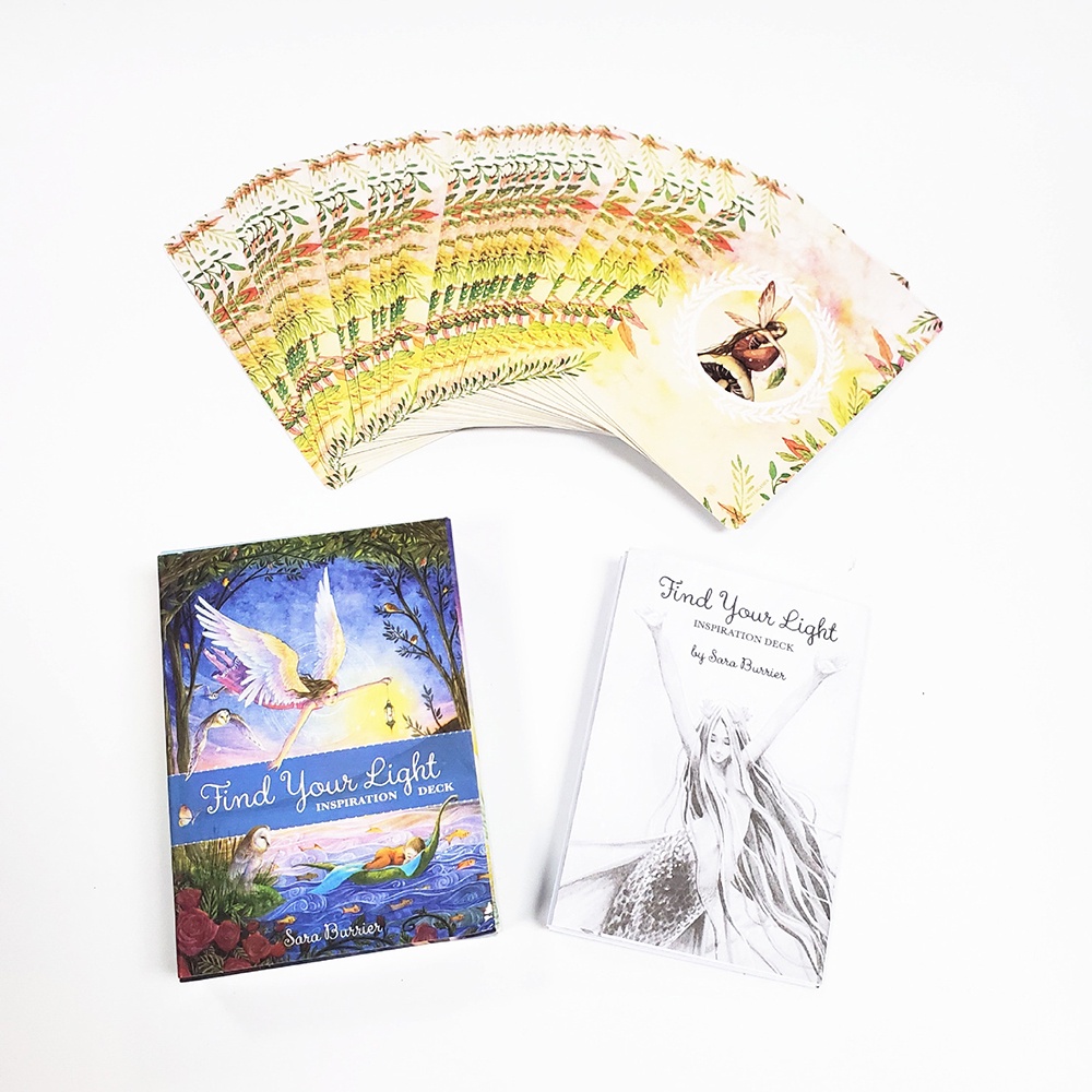 Bộ Bài Find Your Light Inspiration Deck 44 Lá Bài Tặng Đá Thanh Tẩy E17