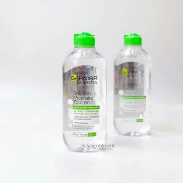 Tẩy trang Garnier xanh lá