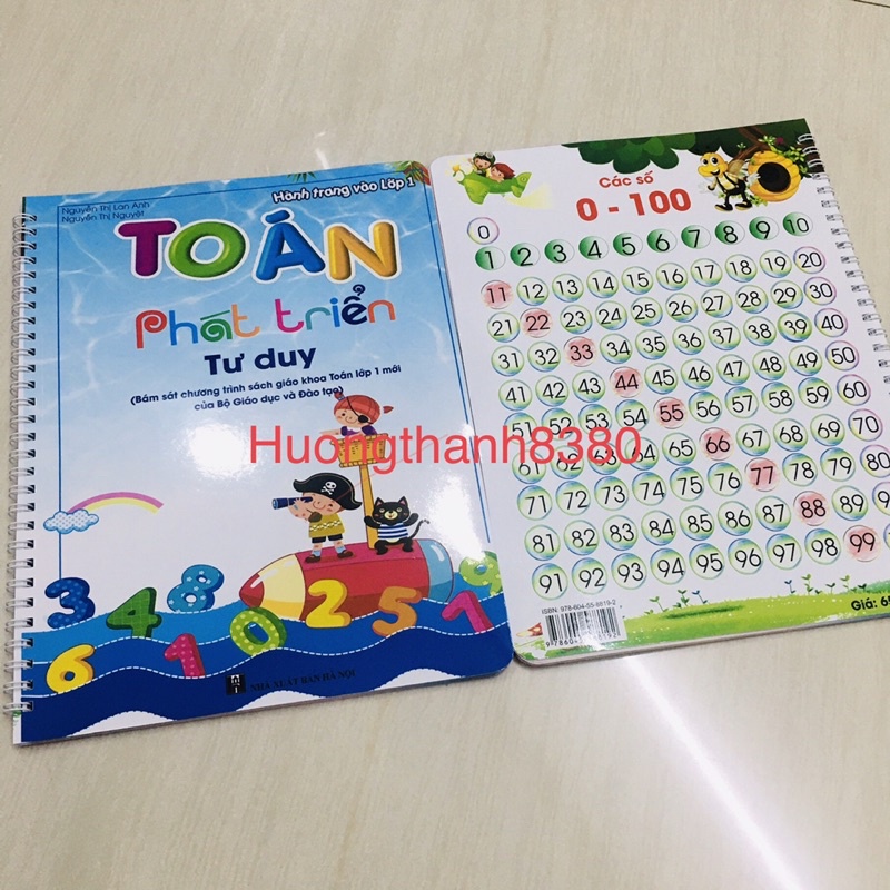 Vở Toán Phát Triển Tư Duy 5-7 Tuổi - Mới