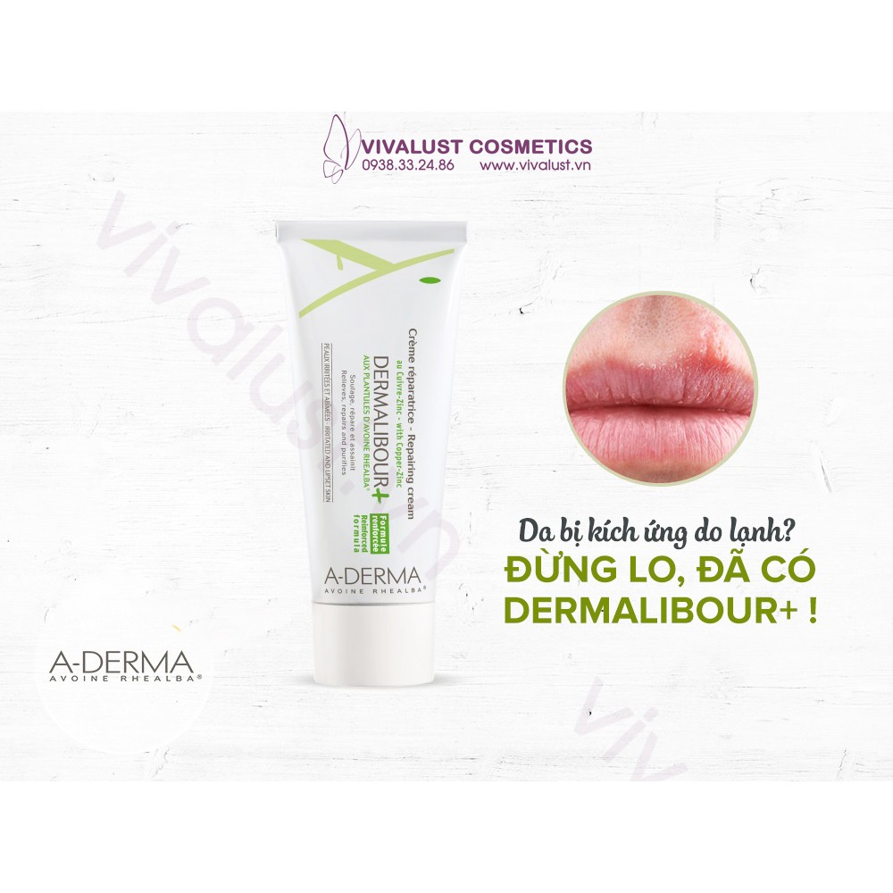 Kem Dưỡng ADERMA Dermalibour+ Repairing Cream (15/ml50ml) - Phục Hồi Và Làm Dịu Da Bị Kích Ứng, Ngứa, Mẫn Đỏ