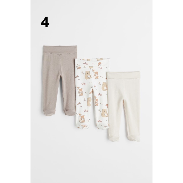 Set 3 quần thun dài bé sơ sinh, Hờ mờ US săn SALE, có nhiều mẫu, chất liệu 100% cotton