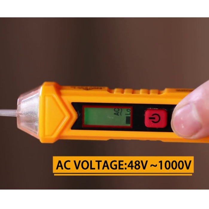 Bút thử điện kỹ thuật số đa năng INGCO VD10003 đầu dò điện áp cảm ứng dây pha không tiếp xúc dòng điện