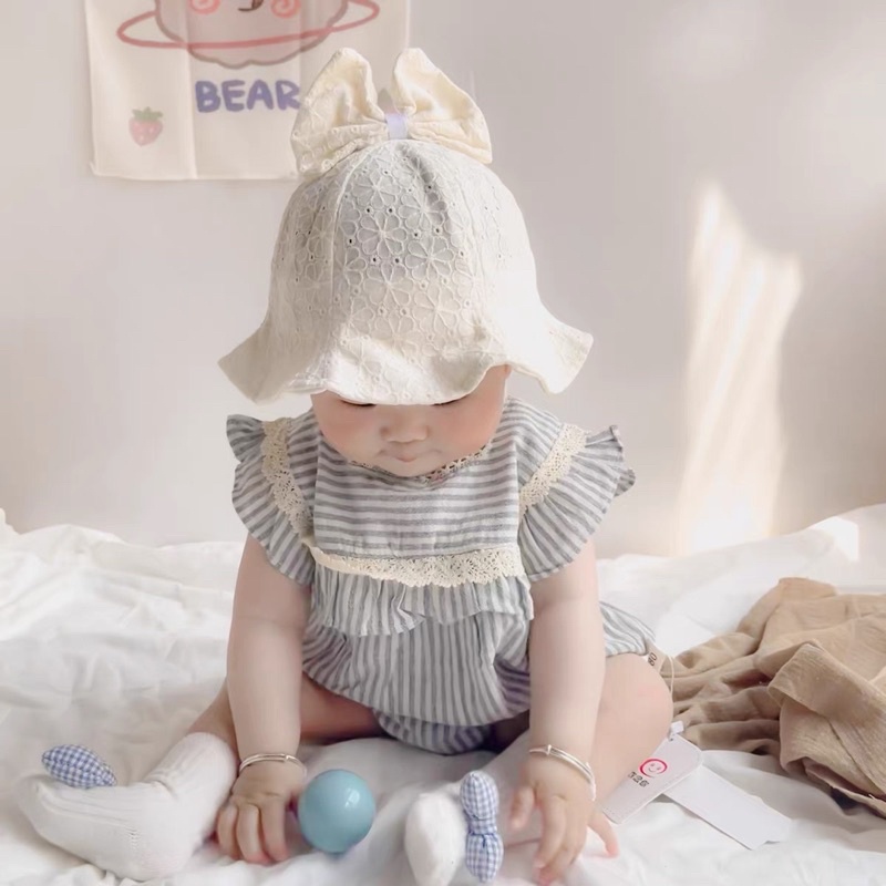 Bodysuit cho bé_Body cánh tiên viền ren xinh xắn cho bé gái