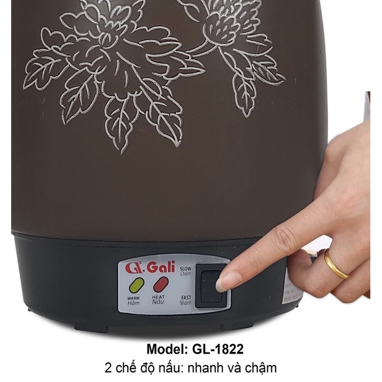 Ấm sắc điện Gali GL-1822