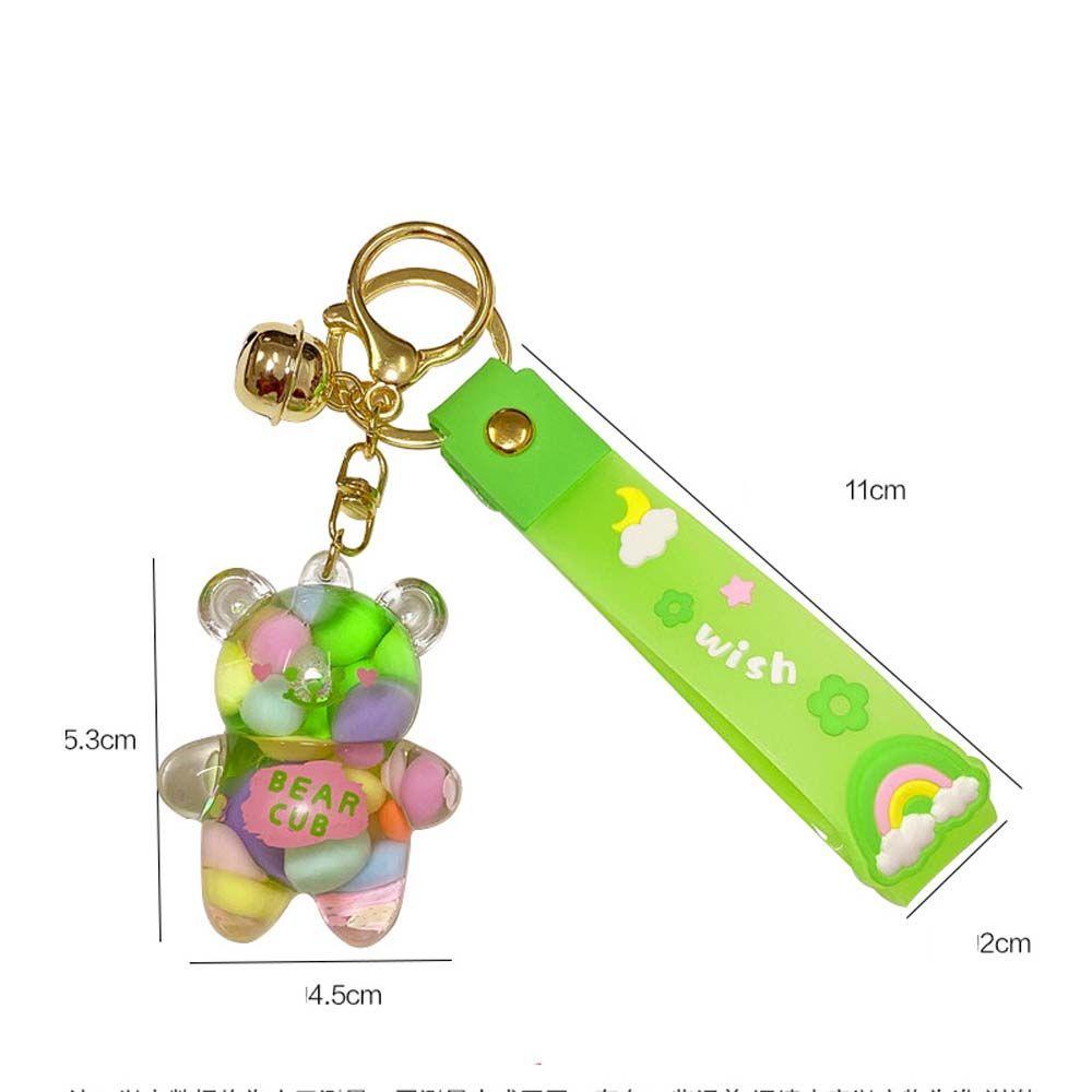 DARNELL Móc Khóa Hình Gấu Chubby Nhiều Màu Dễ Thương