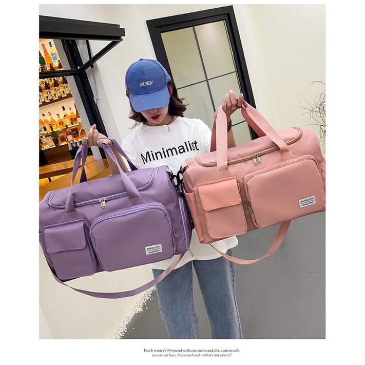 Túi xách du lịch chống thấm nước size đại có ngăn để giày tiện lợi