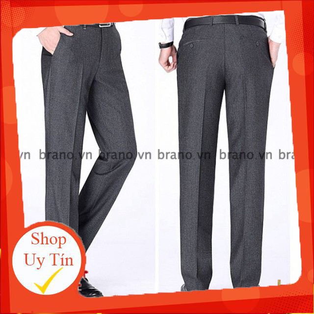 Quần tây nam ống rộng trung niên size lớn, LOẠI 1 (bao đổi trả nếu không vừa ý) -Hàng nhập khẩu