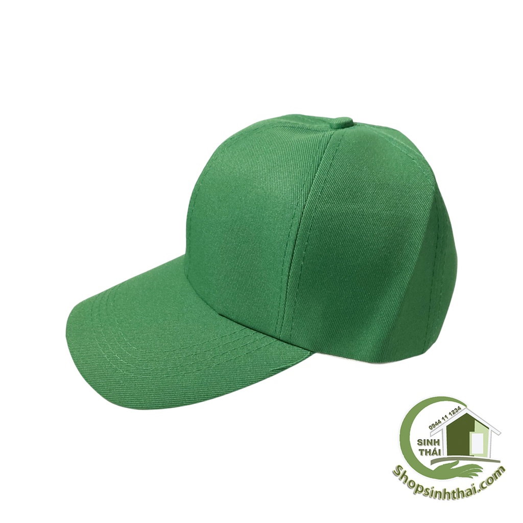 Nón kết màu xanh lá cây đậm - Mũ lưỡi trai nam nữ thể thao Hàn Quốc