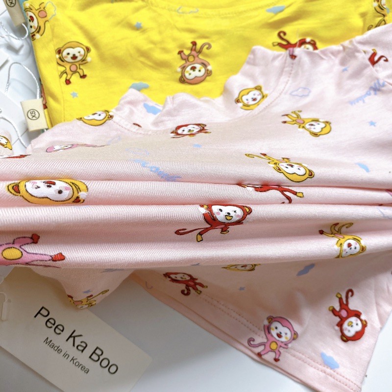 |FAMARAL1 giảm 10k cho đơn 50k|Bộ thun cotton lạnh cổ 3 phân họa tiết ngộ nghĩnh cho bé 7-18kg❤️HÀNG ĐẸP❤️