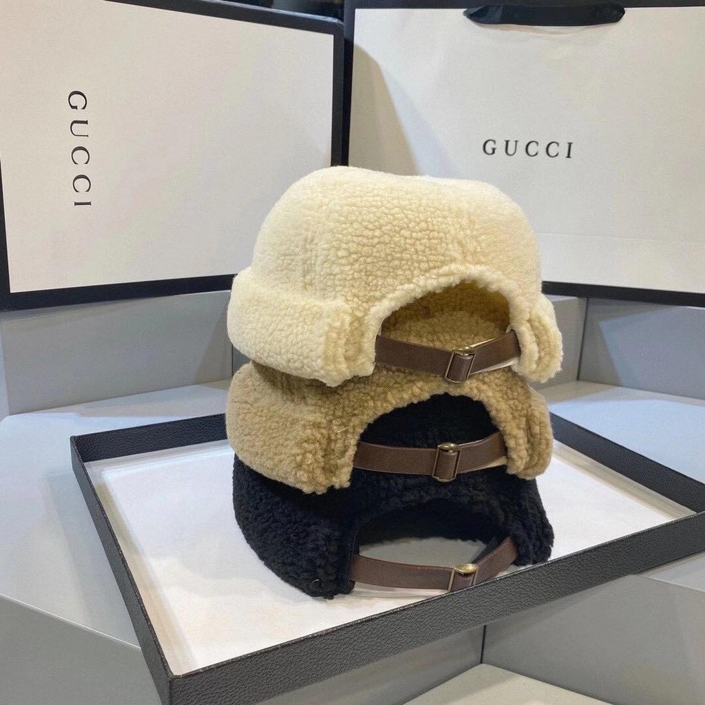 mũ lông cừu/ mũ lông nam nữ