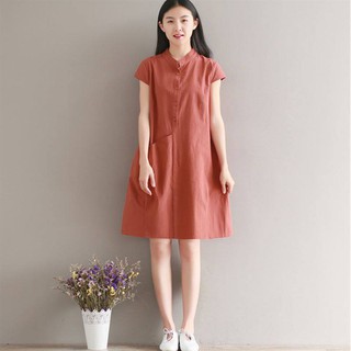 Váy Bầu Nâu Đất Cổ Tàu