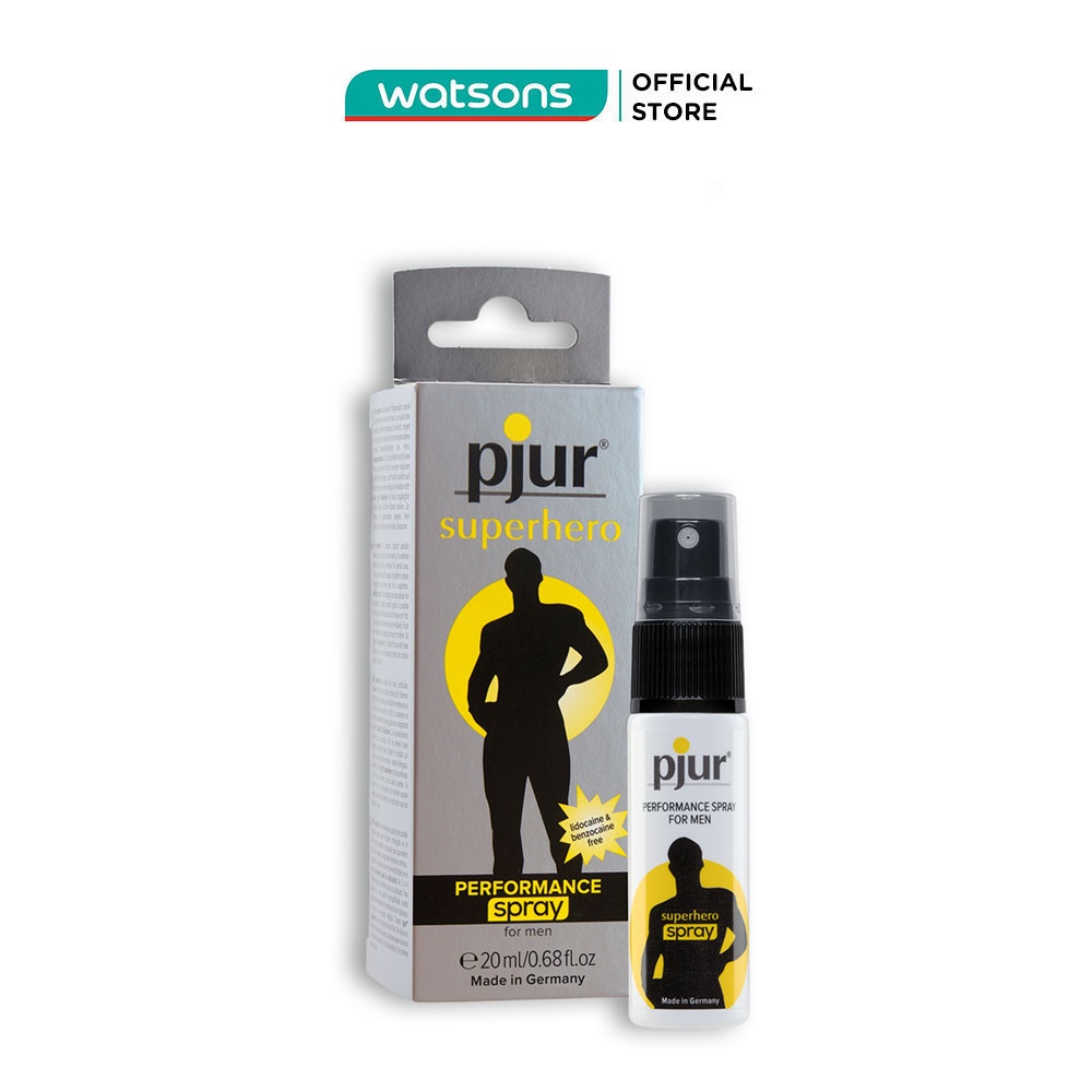 Xịt Trì Hoãn Cho Nam Giới Pjur Superhero Performance Spray 20ml