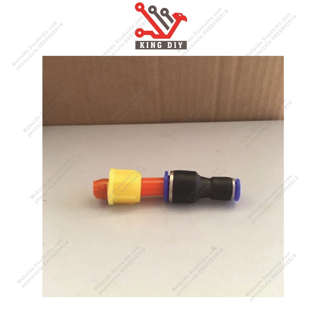Bộ cút chuyển đổi ren trong 17 ra ống 8mm 10mm 12mm khớp nối nhanh đầu ra máy bơm đôi sinleader 96w