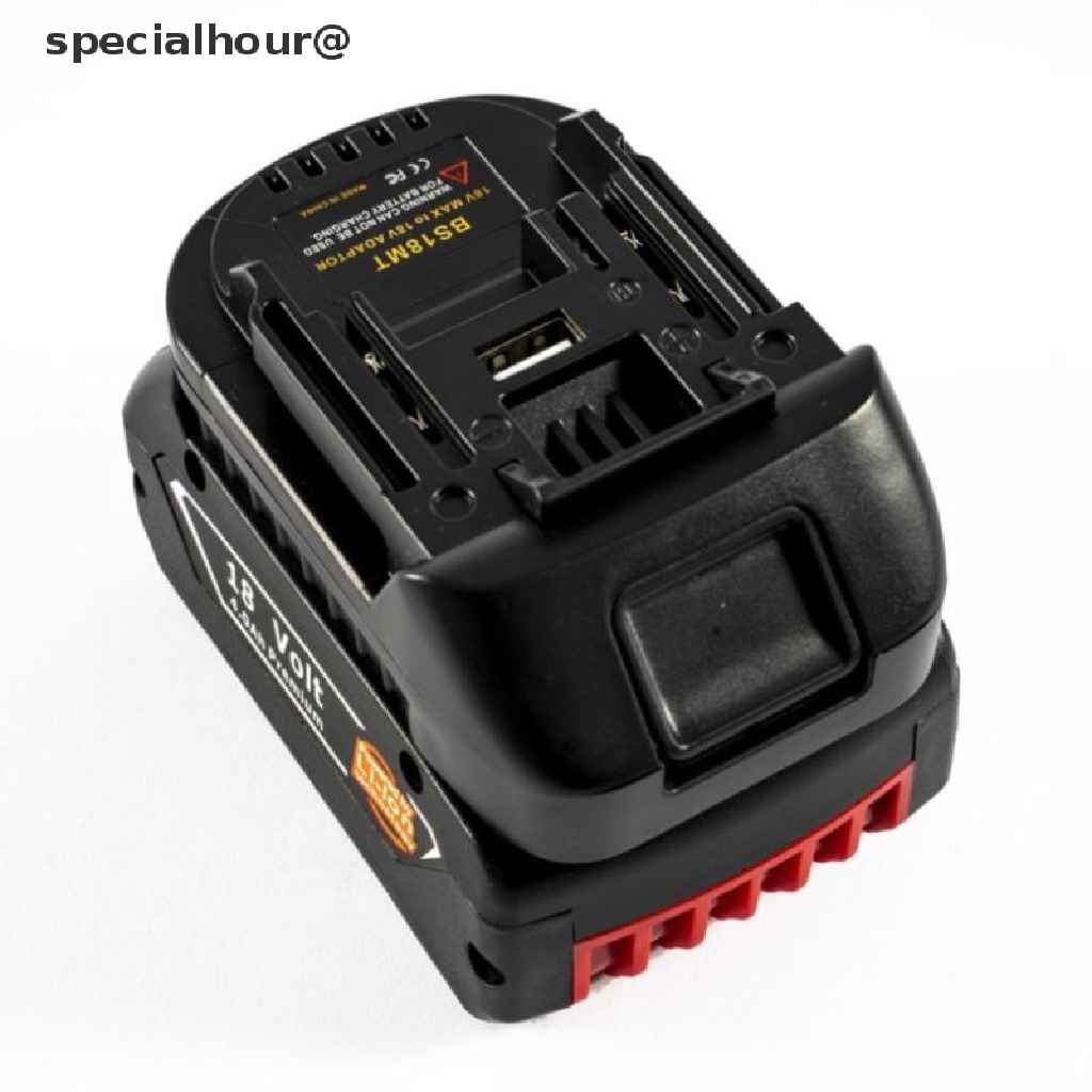 Bộ Chuyển Đổi Pin USB BS18MT Cho Bosch 18V BAT619G / 620 Makita 18V BL