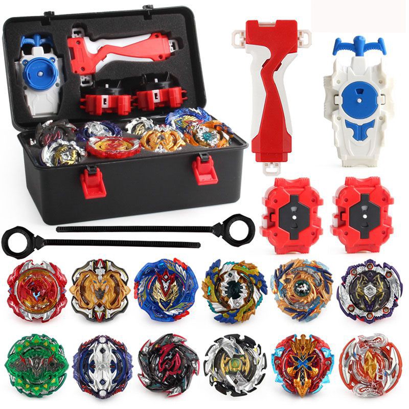 Set 12 Món Đồ Chơi Con Quay Beyblade Kèm Hộp Đựng