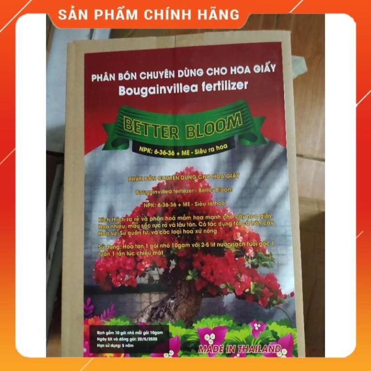 Phân bón kích hoa dùng cho hoa giấy