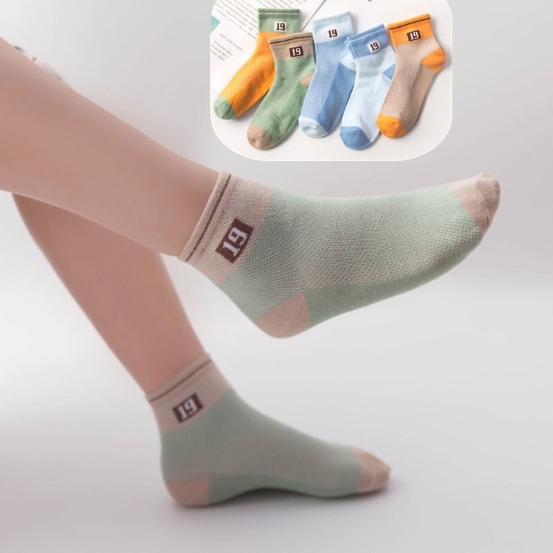 Set 5/10 đôi vớ em bé siêu mỏng thoáng khí thoải mái