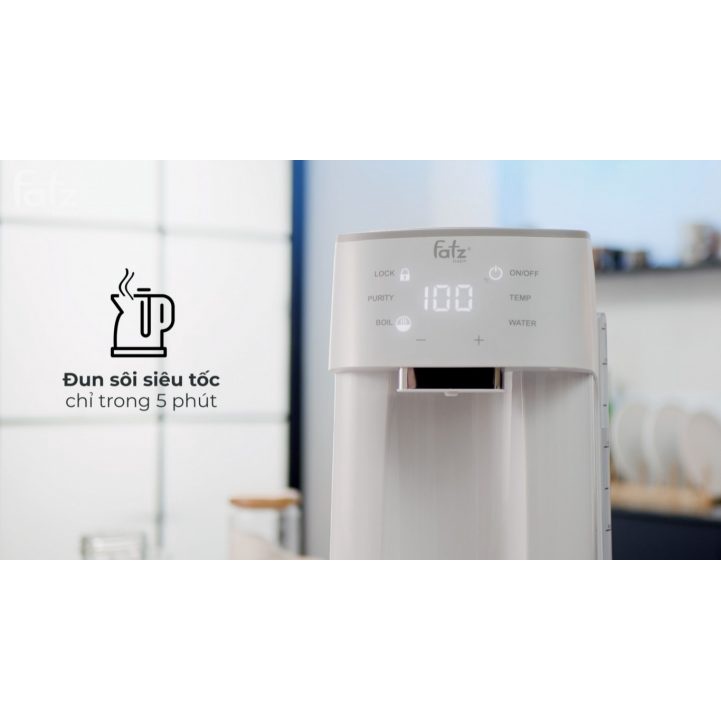 Bình đun và hâm nước pha sữa thông minh Fatzbaby SMART 2 FB3817TN