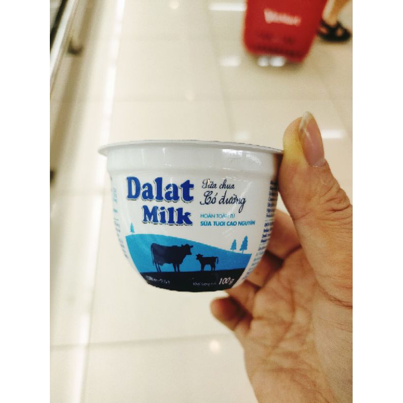 SỮA CHUA ĂN DALAT MILK HỘP 100G
